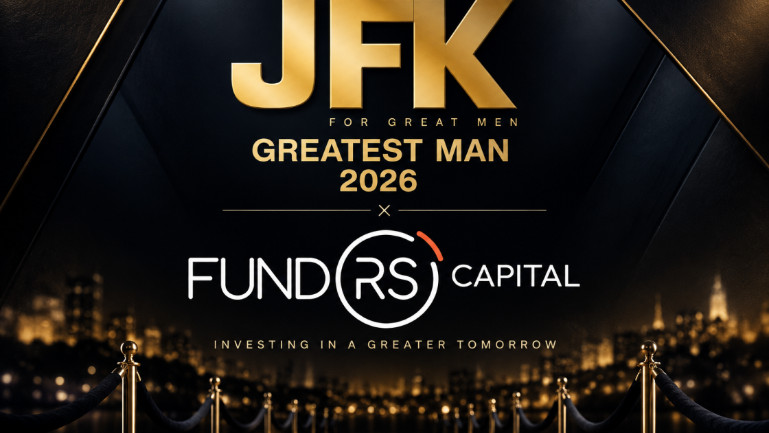 Fundrs Capital partner van JFK's Greatest Man 2026